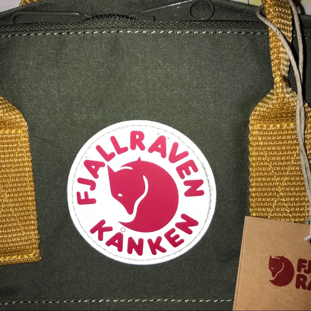 authentic Fjallraven kanken ochre green - Picture 3 of 8